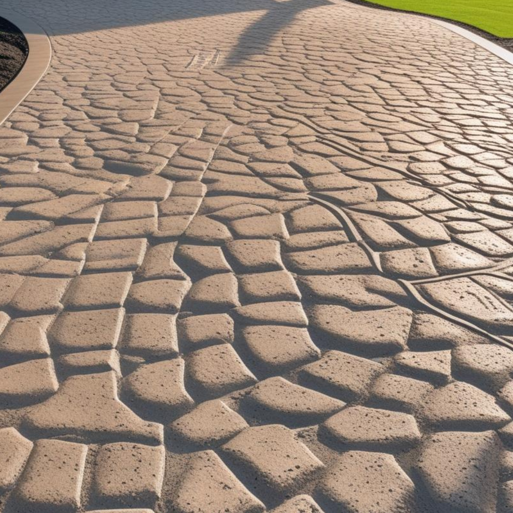 Imprinted Concrete Driveway Services in Tarporley