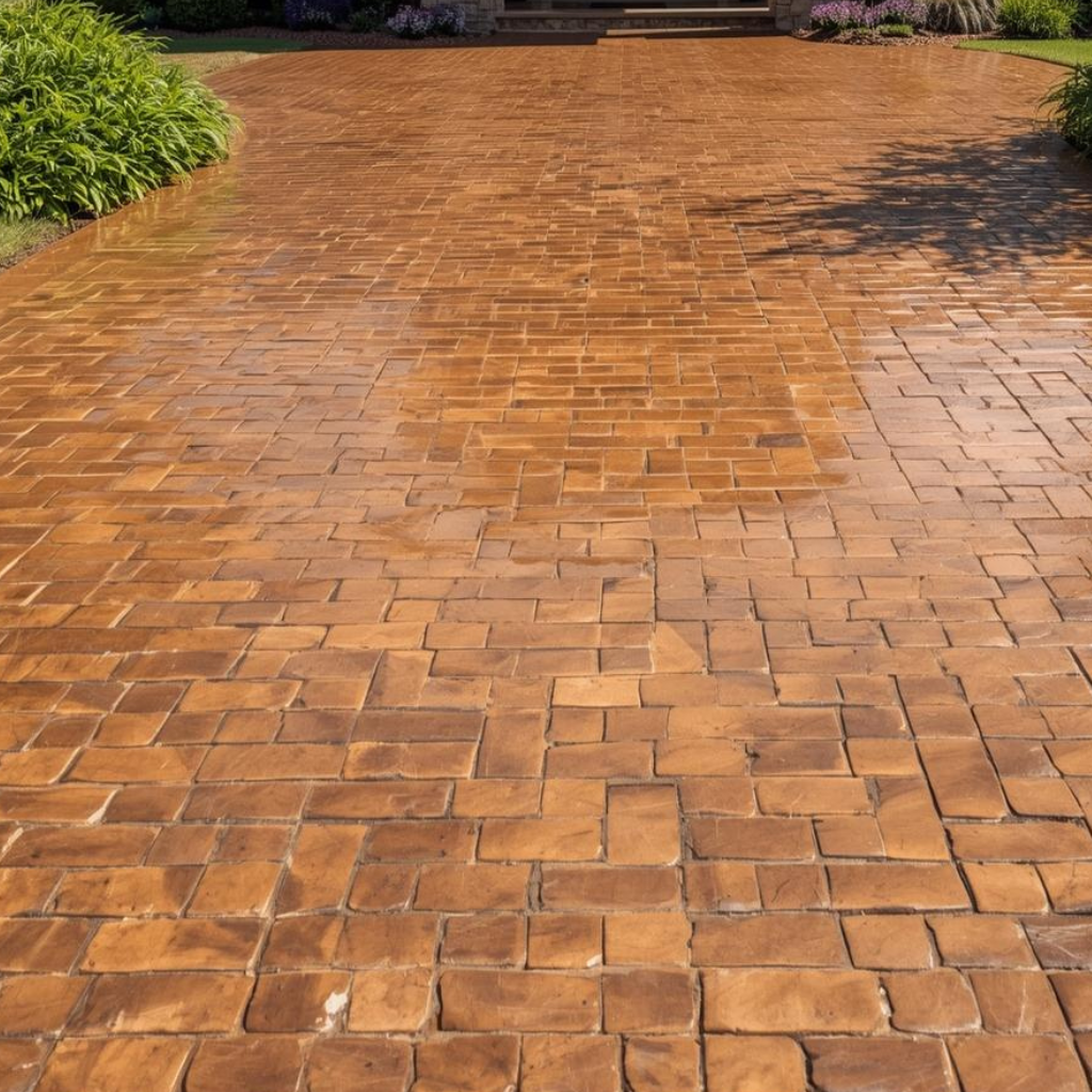 Imprinted Concrete Driveway Solutions by Tarporley driveway company